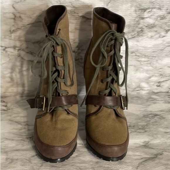 Aldo canvas high heels shoes ,size 40 - Picture 3 of 13